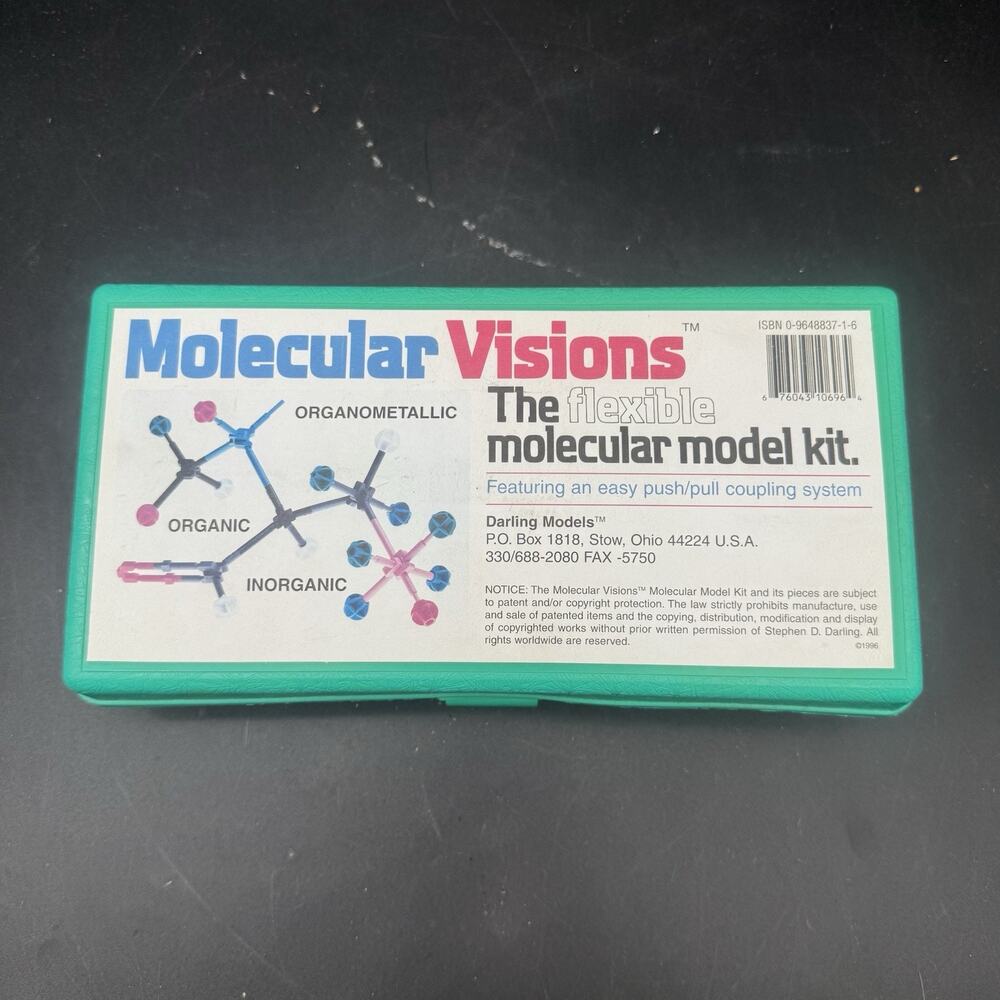 Molecular Visions: Flexible Molecular Model Kit Organometallic Organic Inorganic